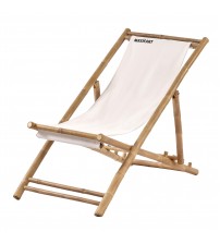 Masifart Carlene Bambu Şezlong Katlanır