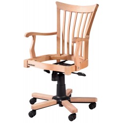 Masifart Venedik Şerif Döner Koltuk Cilasız Ham