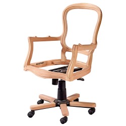 Masifart Vomere Klasik Döner Koltuk Cilasız Ham