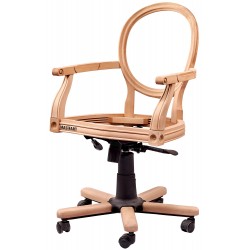 Masifart Monza Madalyon Döner Koltuk Cilasız Ham