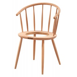 Masifart Rexter Çubuk Döşemeli Berjer Cilasız Ham