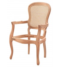 Masifart Renata Hasırlı Klasik Berjer Cilasız Ham