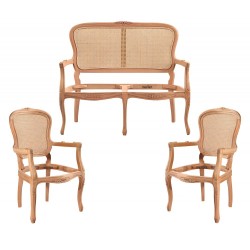 Masifart zeory Hasırlı Etek Oymalı Çay Takımı Cilasız Ham