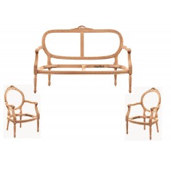 Masifart Aemul Papatya Çay Takımı Cilasız Ham