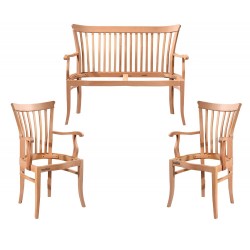 Masifart Floro Şerif Çay Takımı Cilasız Ham