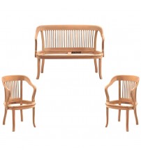 Masifart Innoke Senyör Çay Takımı Cilasız Ham