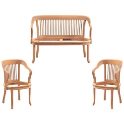 Masifart Innoke Senyör Çay Takımı Cilasız Ham