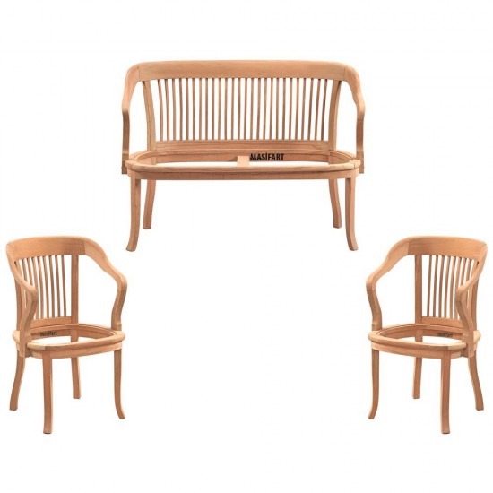 Masifart Innoke Senyör Çay Takımı Cilasız Ham