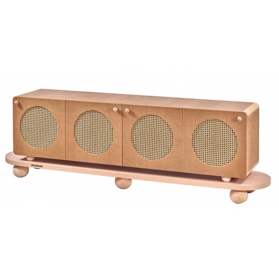 Masifart Adria Hasırlı 230 Luk Yuvarlak Konsol Cilasız Ham