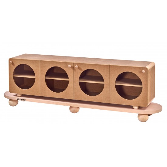 Masifart Alnek 230 Luk Yuvarlak Konsol Cilasız Ham