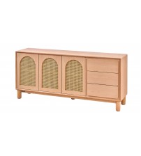 Masifart Cloelia Hasırlı 180 Lik Mostar Konsol Cilasız Ham