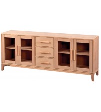 Masifart Lawren Çekmeceli Konik Konsol Cilasız Ham