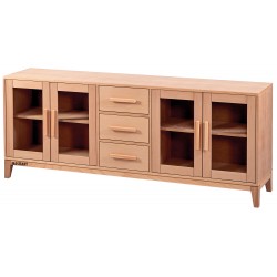 Masifart Lawren Çekmeceli Konik Konsol Cilasız Ham