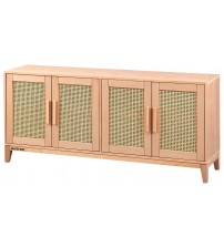 Masifart Elinor Hasırlı 180 Lik Konik Konsol Cilasız Ham