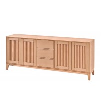 Masifart Marie Çıtalı Konik Çekmeceli Konsol Cilasız Ham