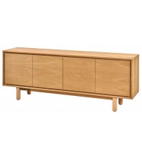 Masifart Sophia Abelya Meşe Konsol Cilasız Ham