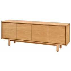 Masifart Sophia Abelya Meşe Konsol Cilasız Ham