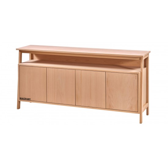 Masifart Meris Raflı Konsol Cilasız Ham