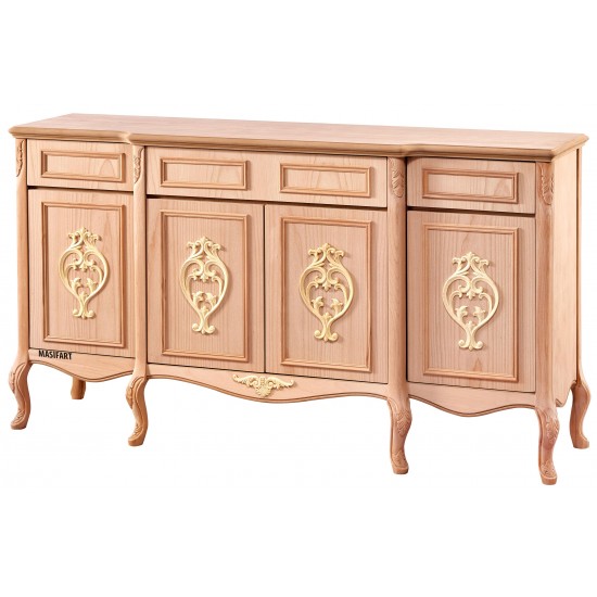 Masifart Mori Efes Oymalı Konsol Cilasız Ham