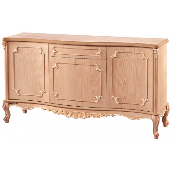 Masifart Puer 180 Lik Napoli Oymalı Konsol Cilasız Ham