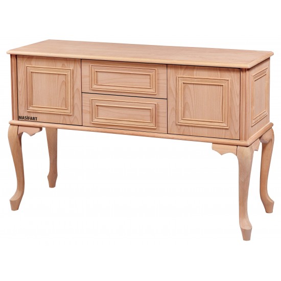 Masifart Secul 130 Luk Dolaplı Konsol Cilasız Ham