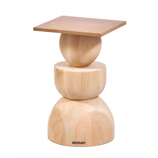 Masifart Courtney Kısa Kupa Ayak Cilasız Ham