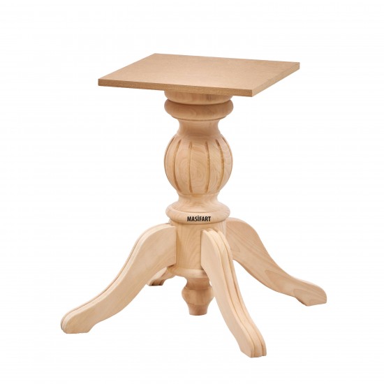 Masifart Maisie Fitilli Kısa Baba Ayak Cilasız Ham