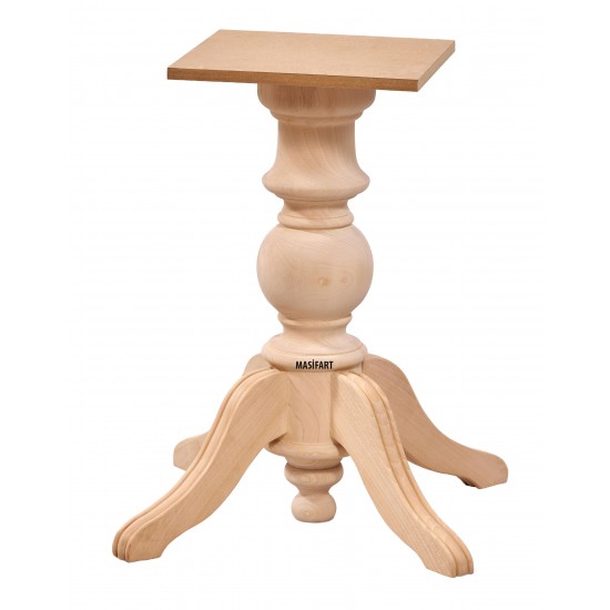 Masifart Mare Yüksek Sabit Baba Ayak Cilasız Ham