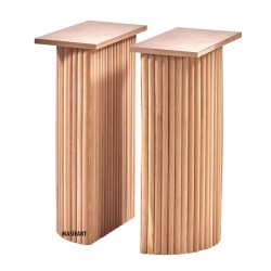 Masifart Dativus Yarım Ay Ptt Ayak (2 Li) Cilasız Ham