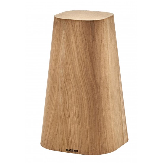 Masifart Fluere Meşe Ela Konik Ayak Cilasız Ham