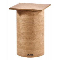 Masifart Numera Meşe Dar Silindir Ayak Cilasız Ham