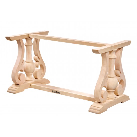 Masifart Alga Çiftli İnci Ayak Cilasız Ham