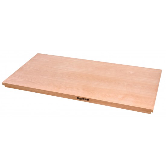 Masifart Fluvius Kayın 200 Lük Dikdörtgen Tabla Cilasız Ham