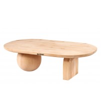 Masifart Foris Dekobajlı Orta Sehpa Cilasız Ham