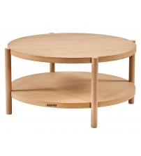 Masifart Scapula Abelya Meşe Orta Sehpa Cilasız Ham