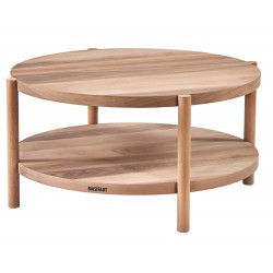 Masifart Tinus Abelya Ceviz Orta Sehpa Cilasız Ham