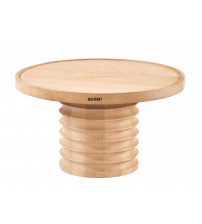 Masifart Cinis Oluklu Orta Sehpa Cilasız Ham