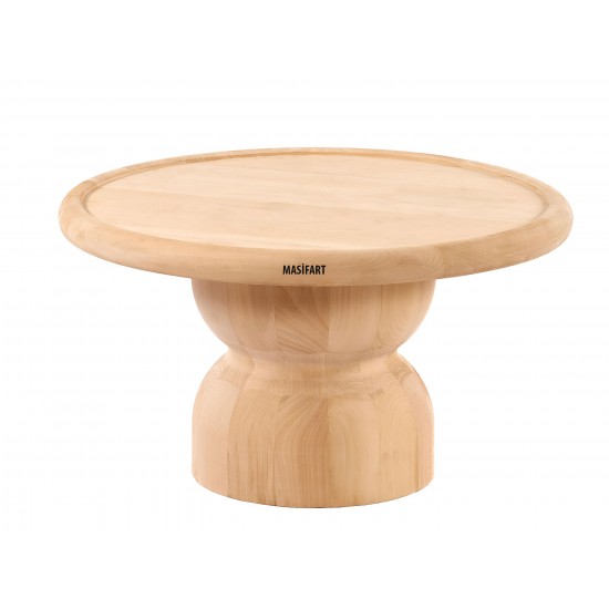 Masifart Dens Boğum Orta Sehpa Cilasız Ham