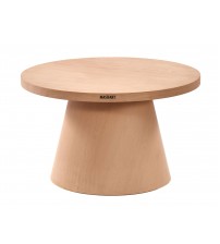 Masifart Lucca Kayın Fıçı Orta Sehpa Cilasız Ham