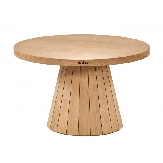 Masifart Asparagus Meşe Line Orta Sehpa Cilasız Ham