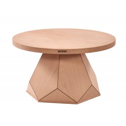 Masifart Delta Pırlanta Orta Sehpa Cilasız Ham