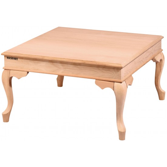 Masifart Vitalis Kare Eko Orta Sehpa Cilasız Ham