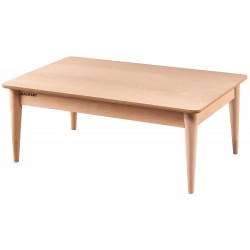 Masifart Aurillia Kasalı Retro Orta Sehpa Cilasız Ham