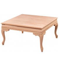 Masifart Cordis Kare Lükens Orta Sehpa Cilasız Ham