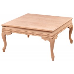 Masifart Cordis Kare Lükens Orta Sehpa Cilasız Ham