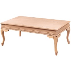 Masifart Cornie Lükens Orta Sehpa Cilasız Ham