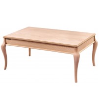 Masifart Zanobi İpek Orta Sehpa Cilasız Ham