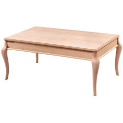 Masifart Zanobi İpek Orta Sehpa Cilasız Ham