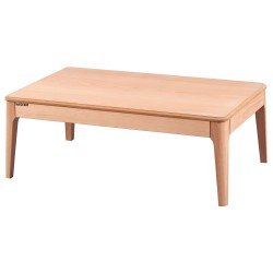 Masifart Lupus Soft Kayın Orta Sehpa Cilasız Ham