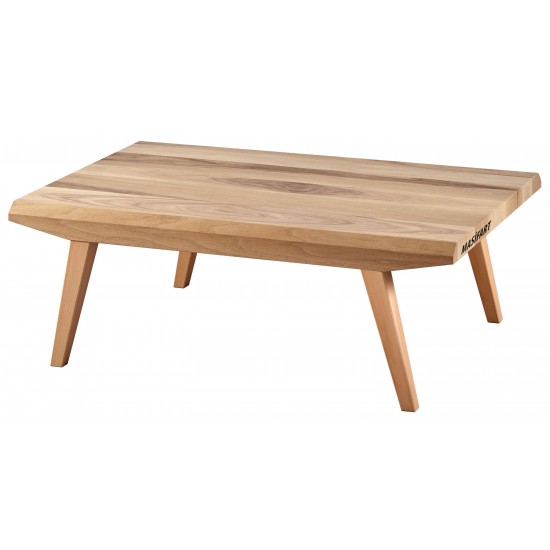 Masifart Paciano Poli Ceviz Orta Sehpa Cilasız Ham